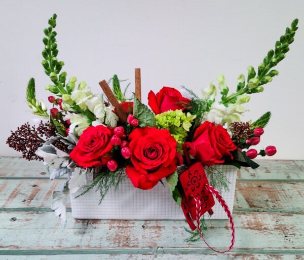 Winter Rose Display